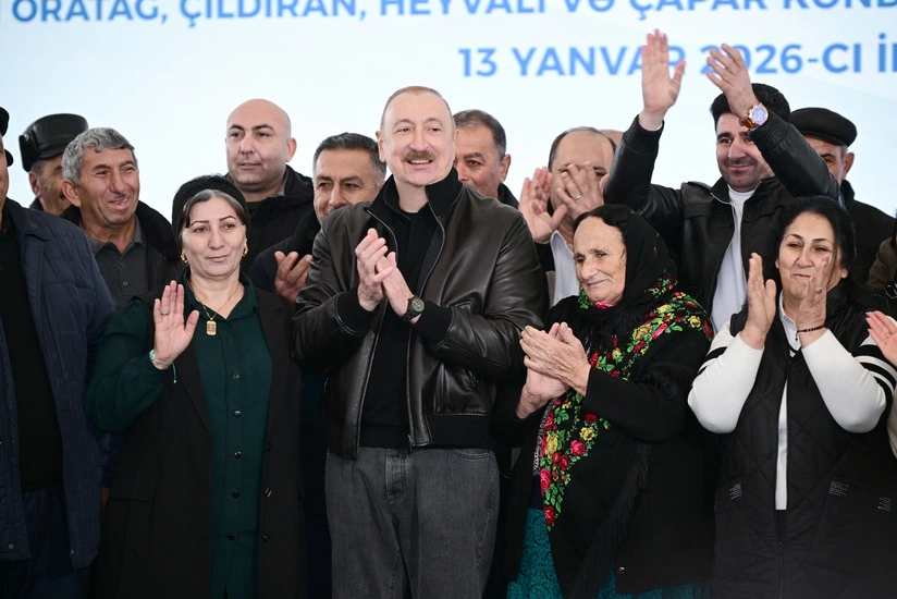 İlham Əliyev Ağdərə sakinləri ilə görüşündən paylaşım edib