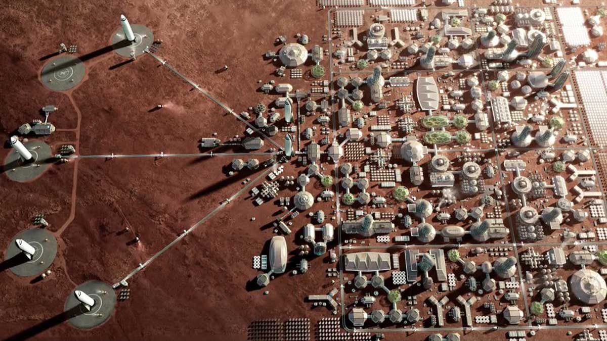 İlon Mask: "SpaceX" Ayda özünü təmin edən bir şəhərin inşasına üstünlük verəcək
