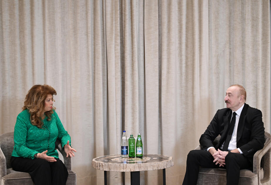 Prezident İlham Əliyev Münxendə Bolqarıstan Prezidenti ilə görüşüb