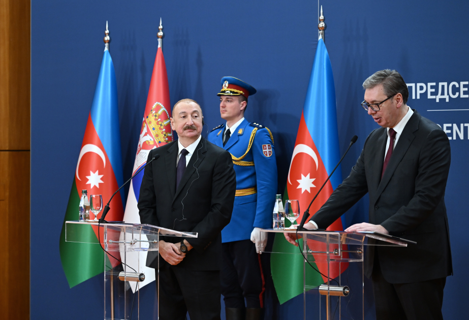 Vuçiç: Serbiyada və Azərbaycanda təhlükəsizlik ən yüksək səviyyədədir