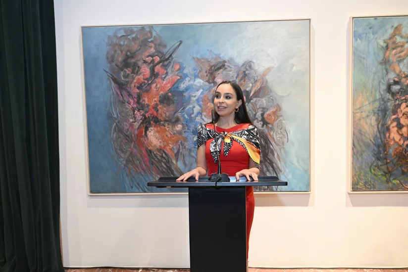 Leyla və Arzu Əliyevalar Tiranada MAMA "Ana təbiət" beynəlxalq incəsənət sərgisinin açılışına qatılıblar