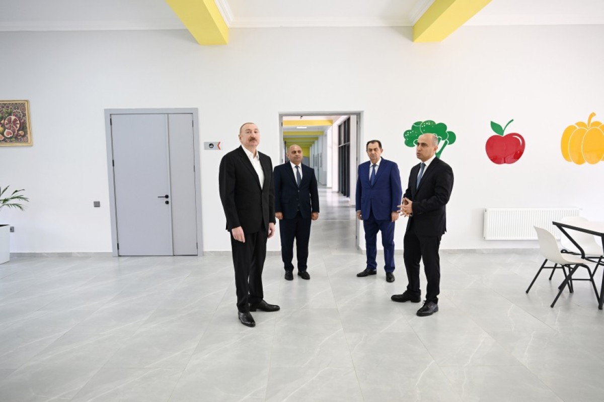 Prezident Lənkəran Dövlət Peşə Təhsil Mərkəzinin açılışında iştirak edib