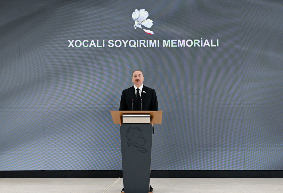 Prezident: Xocalı Soyqırımı Memorialı silinməz yaddaşımızın təcəssümü olacaq