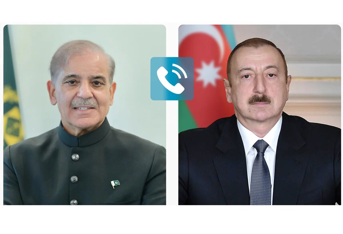 Şahbaz Şərif Azərbaycan Prezidentinə zəng edib, İranın hərbi hücumunu qınayıb