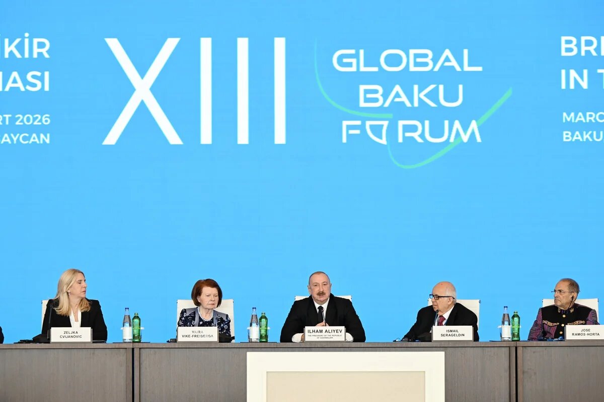 Prezident İlham Əliyev XIII Qlobal Bakı Forumunun açılış mərasimində çıxış edib