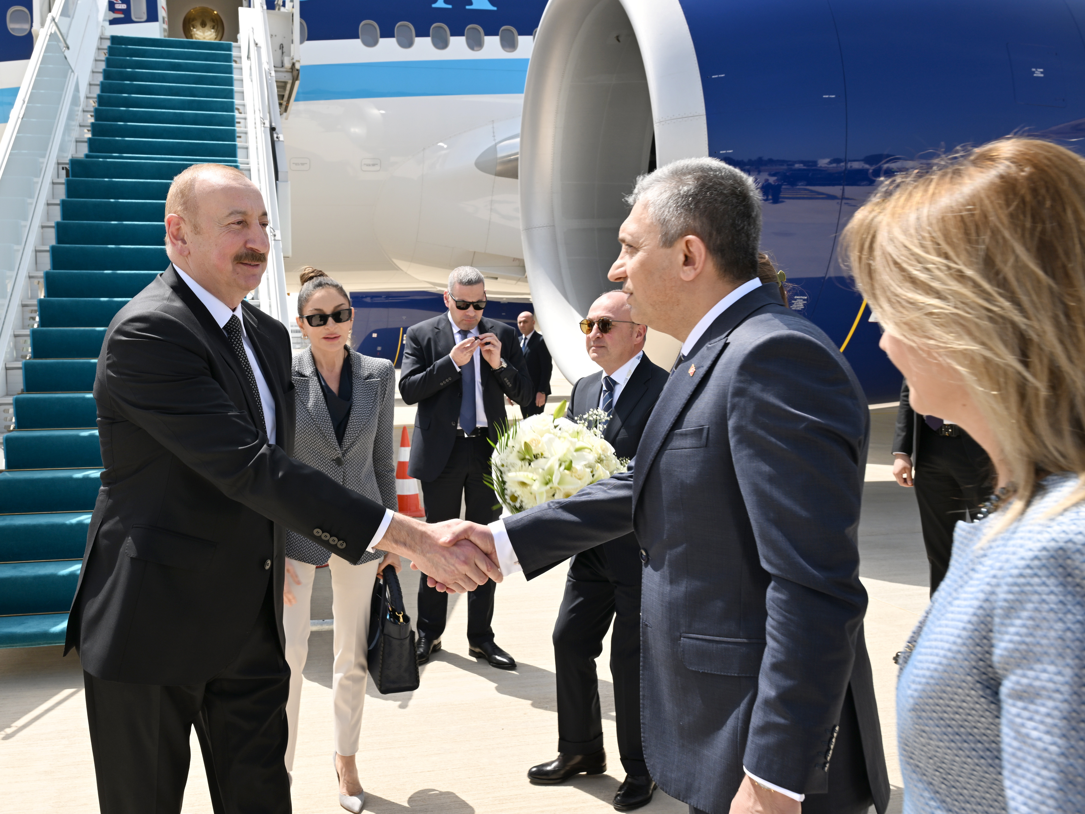 Azərbaycan Prezidenti İlham Əliyev Türkiyəyə işgüzar səfərə gəlib