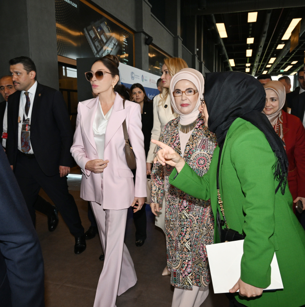 Azərbaycanın birinci xanımı Mehriban Əliyeva Antalyada “Fələstində sülh naminə birləşərək: Təhsil sisteminin məhv edilməsi ilə mübarizə və gələcəyin qorunması” adlı paneldə iştirak edib